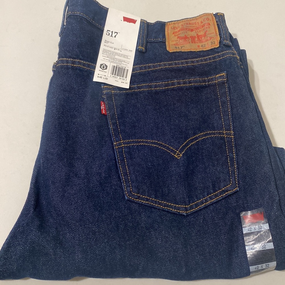 Men’s Levi 517 Bootcut Jeans 42x32